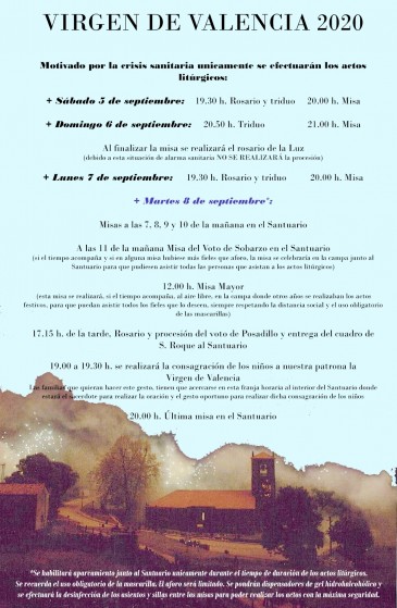 Actos litúrgicos - Virgen de Valencia ...