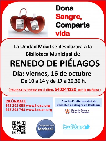 Jornada donación sangre - Renedo de ...
