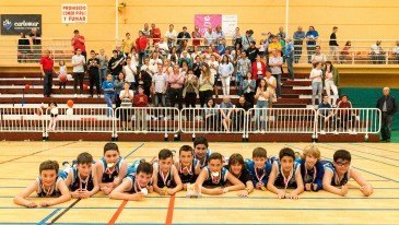 Los alevines masculinos de la escuela ...