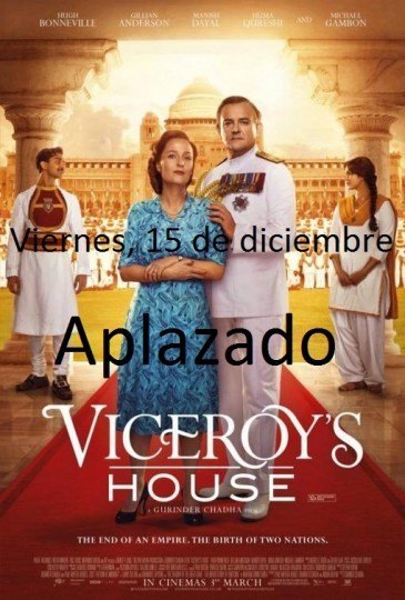 Aplazada la proyección de la película ...