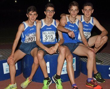 Los atletas de la EDM de Piélagos, ...