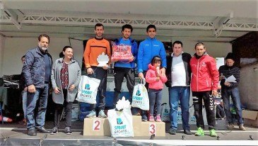 El atleta del Piélagos Javier Crespo, ...