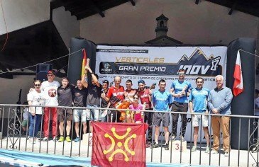 El atleta del Piélagos Fidel López, ...