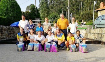 Alba Martínez, Lucía González y ...