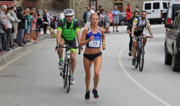 La atleta del Piélagos Irene Pelayo, ...