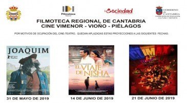 Aplazadas las películas programadas ...