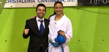 La deportista del Club Kime Carlota ...