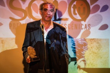 El actor Ricardo Moya y Kathleen López ...