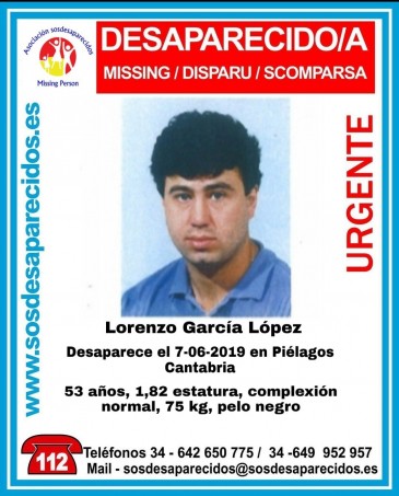 Se busca  a Lorenzo García López, ...