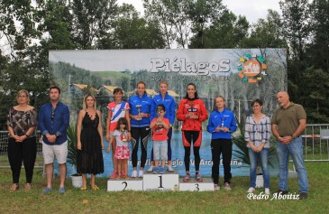 La atleta del Piélagos Irene Pelayo y ...