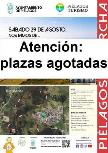 Agotadas las plazas disponibles para el ...