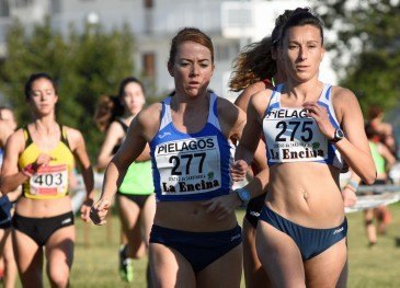 La atleta del Piélagos Elena Moreno, ...