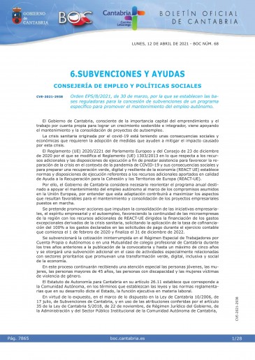 Abierto, hasta el 27 de mayo, el plazo ...