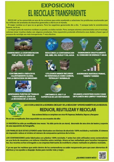 La exposición ‘El reciclaje ...
