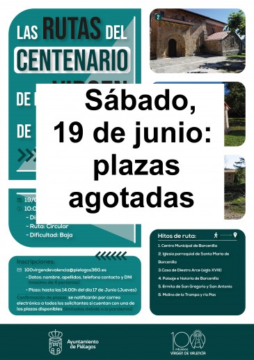 Agotadas las plazas disponibles para la ...