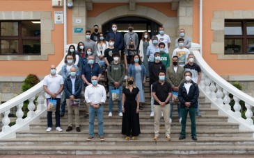 El Ayuntamiento recibe a los jugadores ...