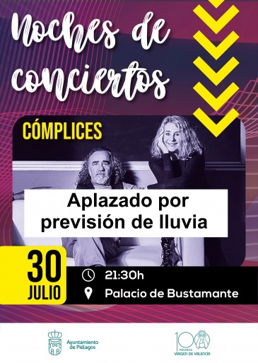 Aplazado el concierto de Cómplices ...