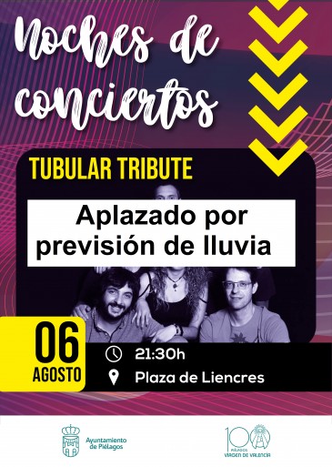 Aplazado el concierto de “Tubular ...