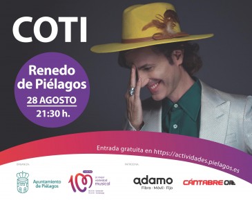 Coti ofrecerá un concierto en Renedo ...
