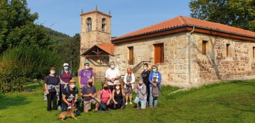 Los participantes en la novena salida ...