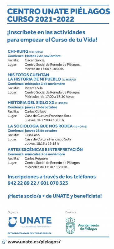 UNATE Piélagos abre la inscripción ...