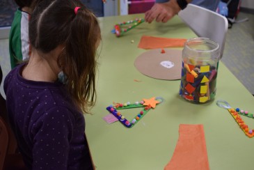 Tarde de manualidades navideñas ...