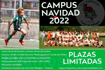 El Club Vimenor celebrará del 26 al 30 ...