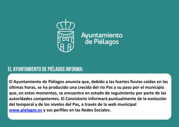 El rio Pas en estado de seguimiento ...