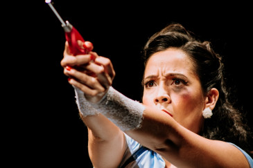 La actriz colombiana Luisa Vergara ...