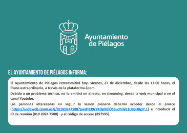 El Ayuntamiento de Piélagos ...