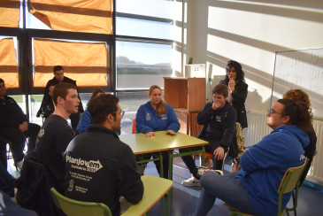 Alumnos de la especialidad de ...