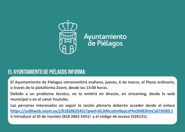 El Ayuntamiento de Piélagos ...