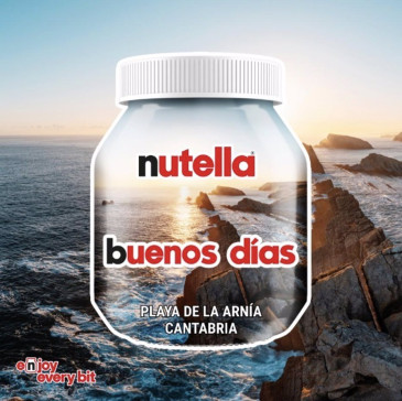Nutella elije la playa de La Arnía, en ...