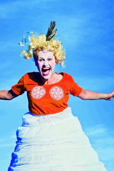 La clown finlandesa Taina Mäki-Iso y ...