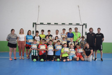 Una treintena de niños participó en ...