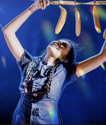 La actriz colombiana Mayil Georgi Nieto ...