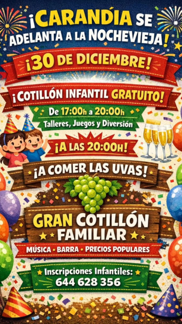 Carandía celebrará la Nochevieja por ...