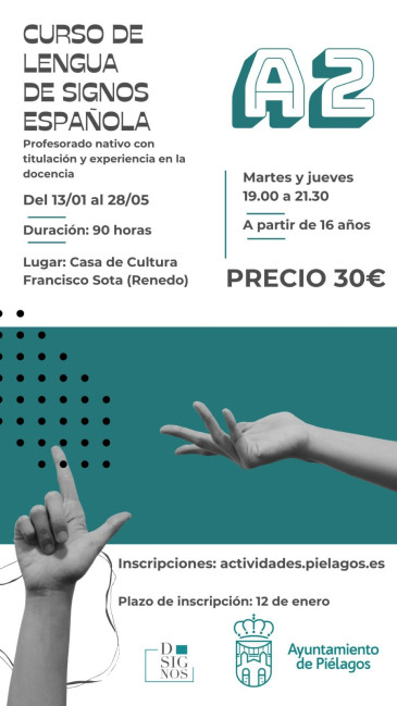 Piélagos impartirá, a partir del 13 ...