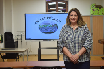 La alumna del CEPA de Piélagos Belén ...