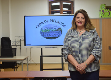 La alumna del CEPA de Piélagos Belén ...