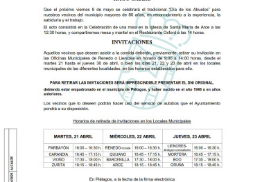 Piélagos comienza a repartir las ...