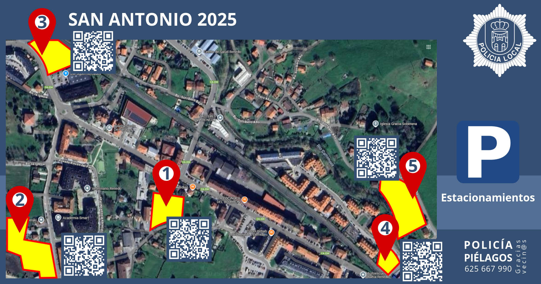 Mapa de estacionamientos