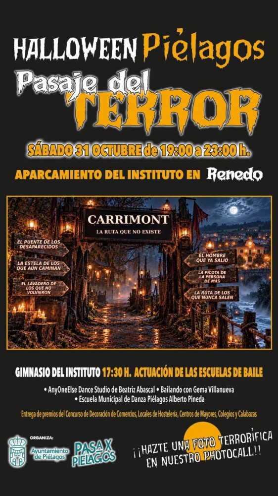 Piélagos celebra Halloween con 'La ruta que no existe' en Renedo