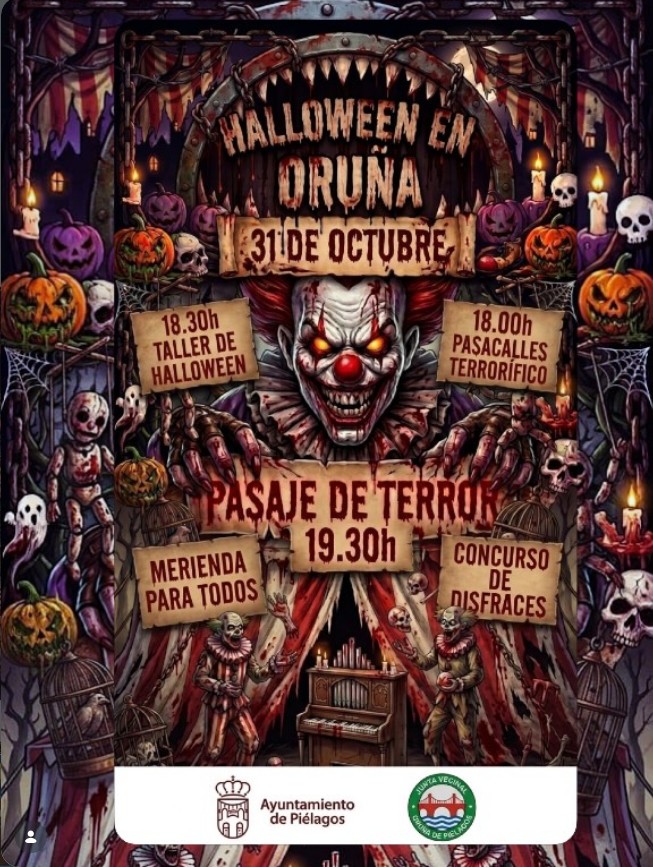 Oruña celebra la Fiesta de Halloween 2026 con un concurso de disfraces y actividades para toda la familia